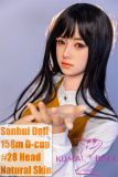 Sanhui Doll New158cm/5ft2 D-cup Body Silicone Sex Doll with Head #28