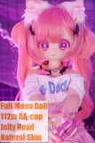 Full Moon Doll  112cm AA-cup Sylvie Head Soft Vinyl Head + Silicone Body Anime Sex Doll