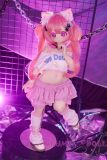 Full Moon Doll  112cm AA-cup Sylvie Head Soft Vinyl Head + Silicone Body Anime Sex Doll