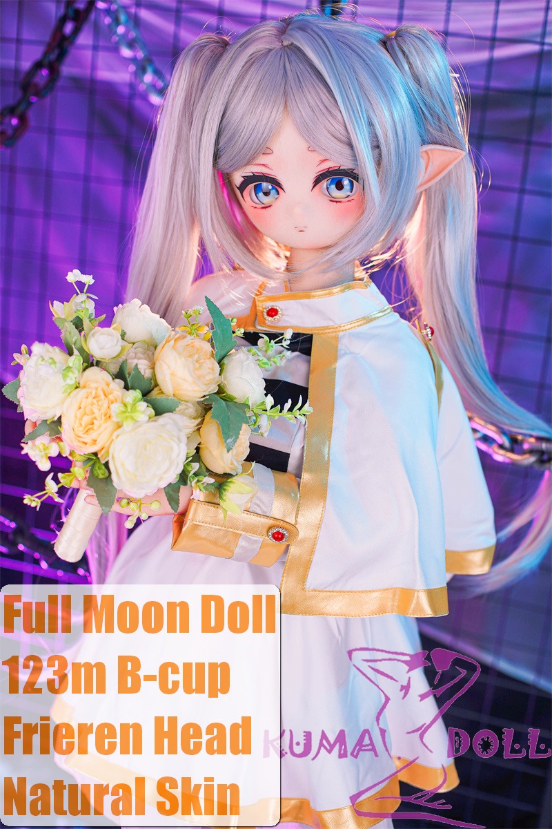 Full Moon Doll  123cm B-cup Frieren Head Soft Vinyl Head + TPE Body Anime Sex Doll