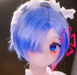Full Moon Doll  120cm C-cup Rem Head Soft Vinyl Head + TPE Body Anime Sex Doll