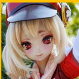 Full Moon Doll  123cm B-cup Firefly Head Soft Vinyl Head + TPE Body Anime Sex Doll