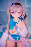 Full Moon Doll  123cm B-cup Firefly Head Soft Vinyl Head + TPE Body Anime Sex Doll