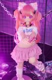 Full Moon Doll  112cm AA-cup Sylvie Head Soft Vinyl Head + Silicone Body Anime Sex Doll