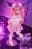 Full Moon Doll  112cm AA-cup Sylvie Head Soft Vinyl Head + Silicone Body Anime Sex Doll
