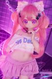 Full Moon Doll  112cm AA-cup Sylvie Head Soft Vinyl Head + Silicone Body Anime Sex Doll