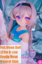 Full Moon Doll  123cm B-cup Firefly Head Soft Vinyl Head + TPE Body Anime Sex Doll