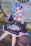 Full Moon Doll  120cm C-cup Rem Head Soft Vinyl Head + TPE Body Anime Sex Doll