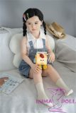 【Head Only】AXB Doll 110cm/3ft6 A-cup with Head AGB10 with realistic body makeup silicone head+TPE body