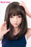 Real girl 138cm/4ft5 Flat breast R45 head Love doll Body and head material selectable