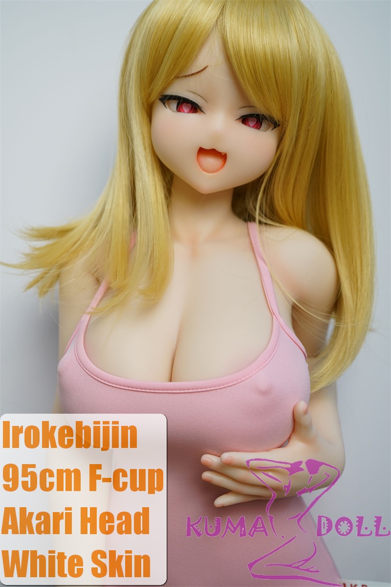 Irokebijin Full Silicone Anime Sex Doll 95cm F-cup Akari Head