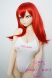 Irokebijin Full Silicone Anime Sex Doll 90cm F-cup Akane Head