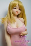 Irokebijin Full Silicone Anime Sex Doll 95cm F-cup Akari Head