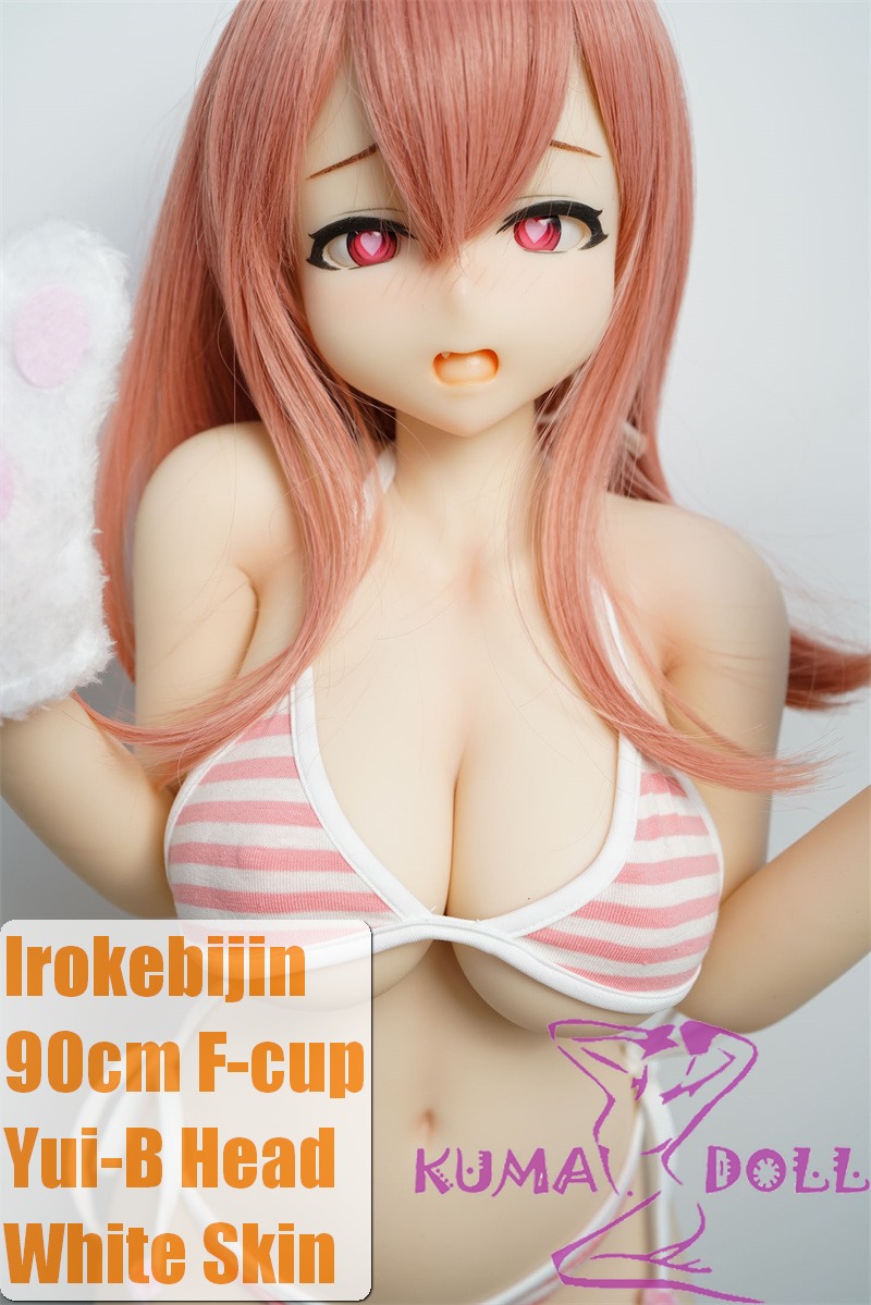 Irokebijin Full Silicone Anime Sex Doll 90cm F-cup Yui B Head