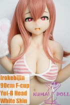 Irokebijin Full Silicone Anime Sex Doll 90cm F-cup Yui B Head