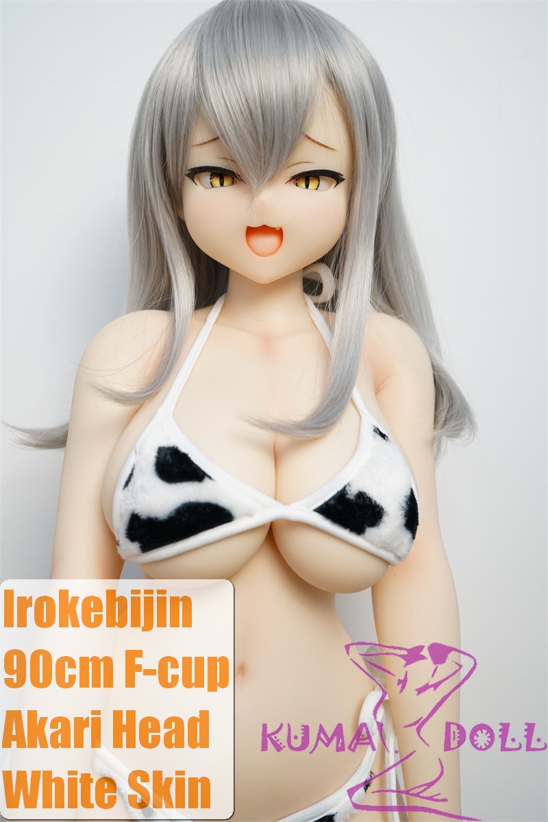Irokebijin Full Silicone Anime Sex Doll 90cm F-cup Akari Head