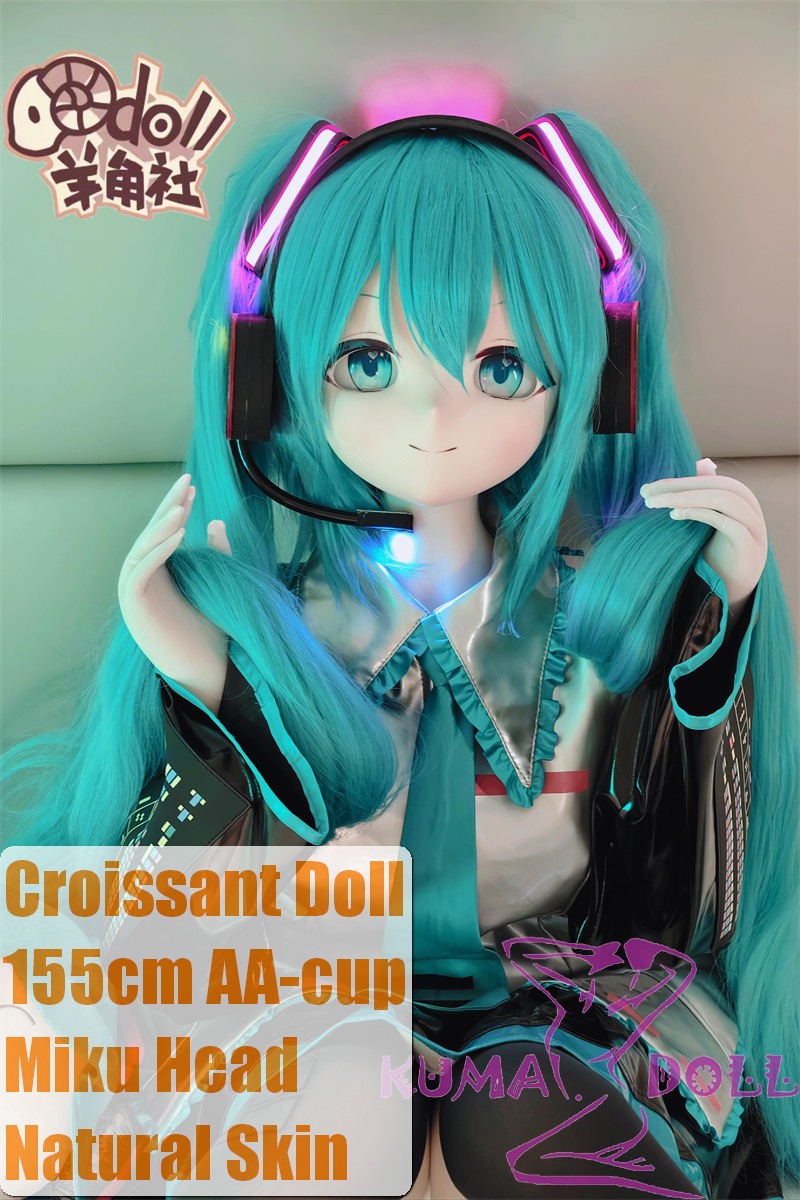 Croissant Doll 155cm Miku in Official Outfit Anime Sex Doll Soft vinyl head + S-TPE body