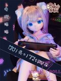 Croissant Doll 132cm Cat Girl Anime Sex Doll Soft vinyl head + S-TPE body