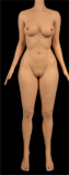 Real Lady Full Silicone Sex Doll 170cm/5ft6 C-cup Dark Tanned Skin R3 head