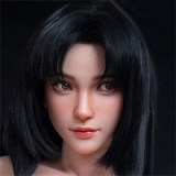 Real Lady Full Silicone Sex Doll 170cm/5ft6 C-cup Dark Tanned Skin R3 head