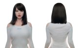 Real Lady Full Silicone Sex Doll 170cm/5ft6 C-cup Dark Tanned Skin R2 head