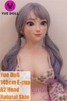 YUEdoll 145cm E-cup A2 Head Silicone Sex Doll AIO Seamless Body Selectable