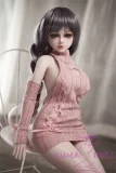 Mini Doll 60cm/2ft Big Breast  with X6 head Full Silicone Love doll easy to use easy to hide