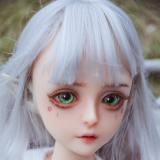 Mini Doll 60cm/2ft Big Breast  with X6 head Full Silicone Love doll easy to use easy to hide