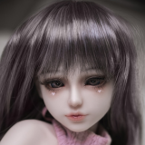 Mini Doll 60cm/2ft Big Breast  with X6 head Full Silicone Love doll easy to use easy to hide