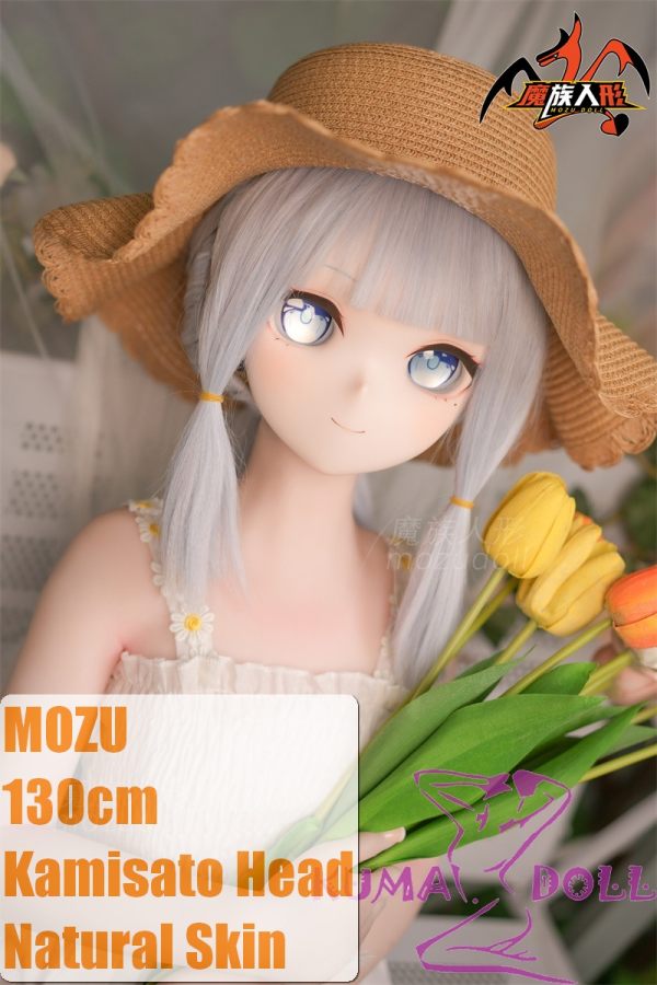 MOZU DOLL 130cm Kamisato Ayaka Soft vinyl head and a free oral function head with light weight TPE body easy to store and use White Dress