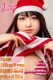 J-cute Doll Full Silicone Love Doll 149cm/4ft9 A-cup with Silicone Head AGD08 in Sexy Santa Outfit