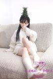 MLW Doll Full Silicone Sex Doll 127cm AA-cup Momo head in White Dress