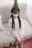 MLW Doll Full Silicone Sex Doll 127cm AA-cup Momo head in White Dress