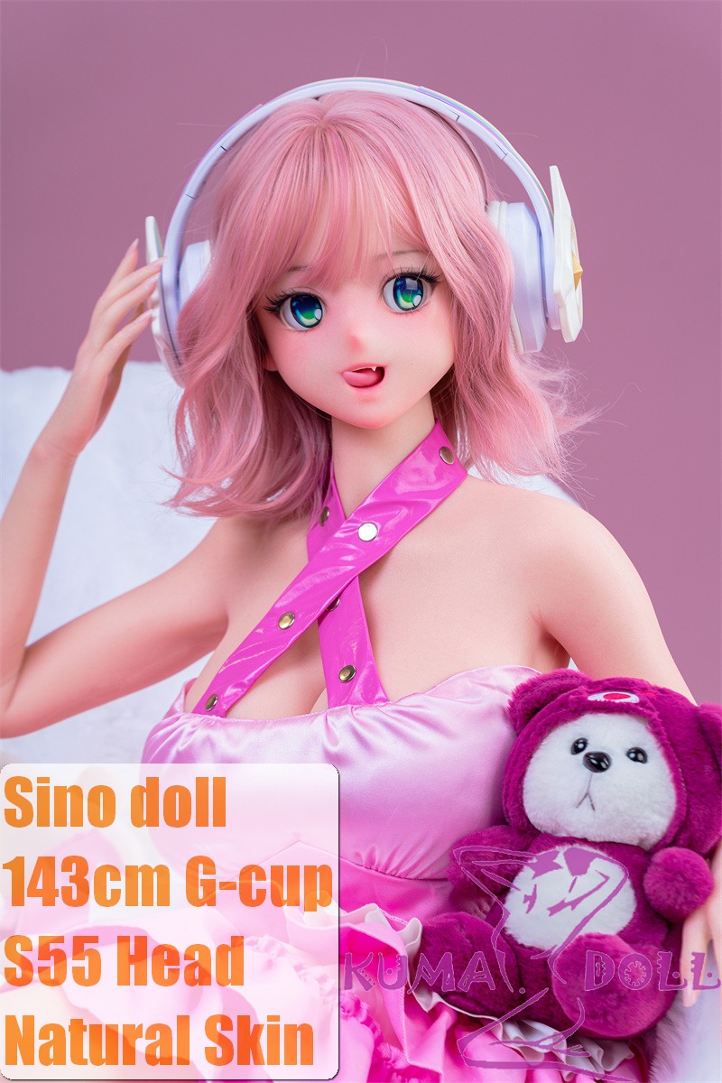 Sino Doll Soft-Max 143cm G-cup Silicone Sex Doll with Head S55