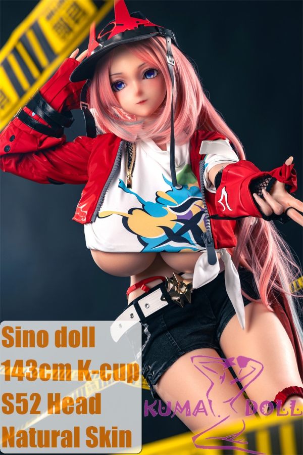 Sino Doll Soft-Max 143cm K-cup Silicone Sex Doll with Head S52