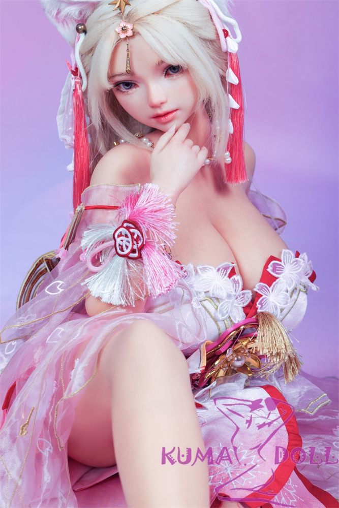Sino Doll 143cm K-cup Silicone Doll S58, White Hair Fox Ears, Beautiful Girl Sex Doll Sino Doll 143cm K-cup Silicone Doll S58, White Hair Fox Ears, Beautiful Girl Sex Doll