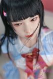 MLW doll Full Silicone Loli Love doll 148cm B-cup Rio head Face Makeup Selectable