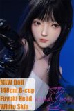 MLW 148cm B-cup Silicone Love Doll with Fuyuki Head, Black Hair