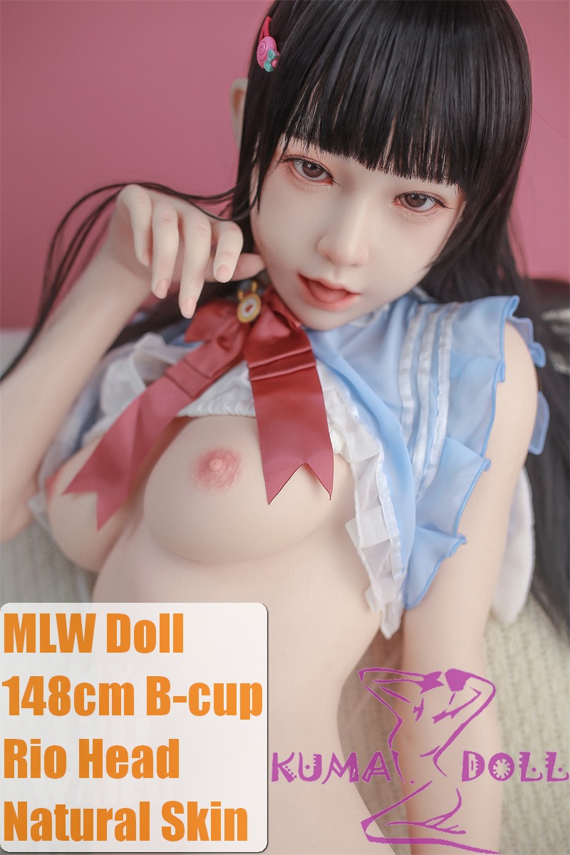 MLW doll Full Silicone Loli Love doll 148cm B-cup Rio head Face Makeup Selectable