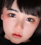 MLW doll Full Silicone Loli Love doll 148cm B-cup Nanami head Face Makeup Selectable in White Shirt & Plaid Skirt