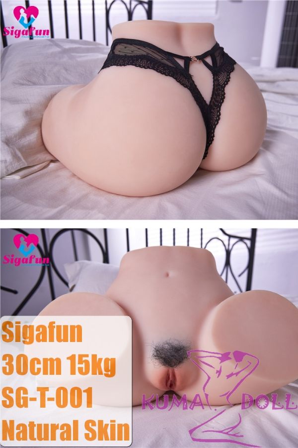 Sigafun TPE Hip SG-T-001 Vanessa Natural Skin Sex Toy in Black Lace Panties