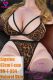 Sigafun Full Silicone Torso SG-T-004 Rebecca 67cm/2ft2 I-cup Natural Skin Sex Doll with Leopard Print Bikini