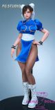 FG Studio FG003 Head Cosplay Chun-Li Doll 60cm Full Silicone Love doll easy to use easy to hide