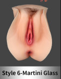 Sigafun Full Silicone Hip SG-T-009 Freya Natural Skin Sex Toy with Black Panties