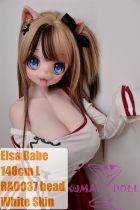 Elsa Babe 148cm L 猫羽彩 RAD037 Nekoha Aya Head Full Silicone Life Size Anime Sex Doll