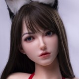 Real Lady Full Silicone Sex Doll 170cm/5ft6 C-cup Dark Tanned Skin R2 head