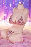 Sigafun Full Silicone Torso SG-T-015 Zoey 54cm D-Cup Natural Skin Sex Doll in Pink Bikini