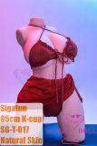 Sigafun Full Silicone Torso SG-T-017 Korina 85cm K-Cup in Red Bikini