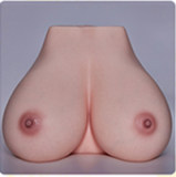 Sigafun Full Silicone Torso SG-T-017 Korina 85cm K-Cup Natural Skin Sex Doll in Red Bikini