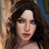 Real Lady Full Silicone Sex Doll 170cm/5ft6 C-cup Dark Tanned Skin R2 head